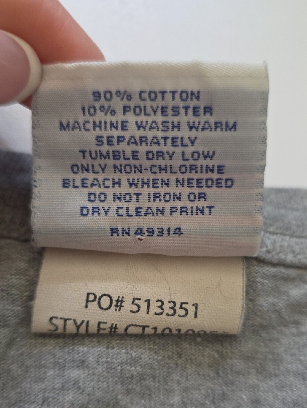 Champion Gray Princeton Football Short Sleeve Tee with Orange Print - Picture 3 of 4
